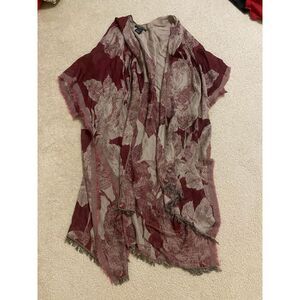 Anthropologie Do Everything in Love Shawl 100% Viscose